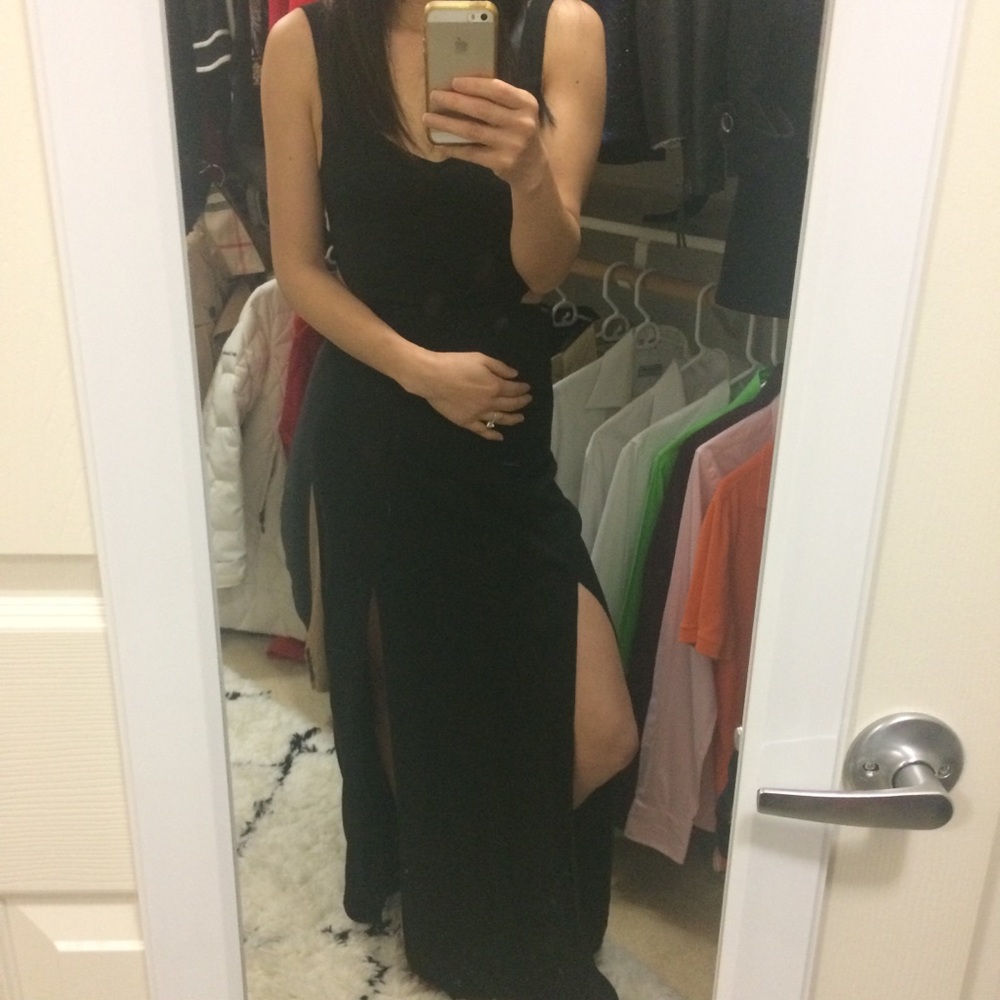 Express Backless Maxi Dress